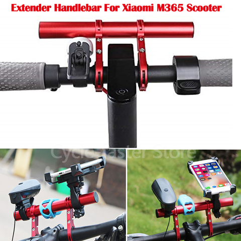 Handlebar Extender Bicycle Extension Bar Aluminum Alloy Bracket for XIAOMI M365 Electric Scooter Ninebot ES1 ES2 Accessories ► Photo 1/6