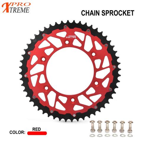 Chain Rear Sprocket 44 45 46 47 48 49 50 51 52 For HONDA XR250 CR250 CRF250X CRF250R XR400 CRF450R CRF450X CR500 XR650R CRM ► Photo 1/6