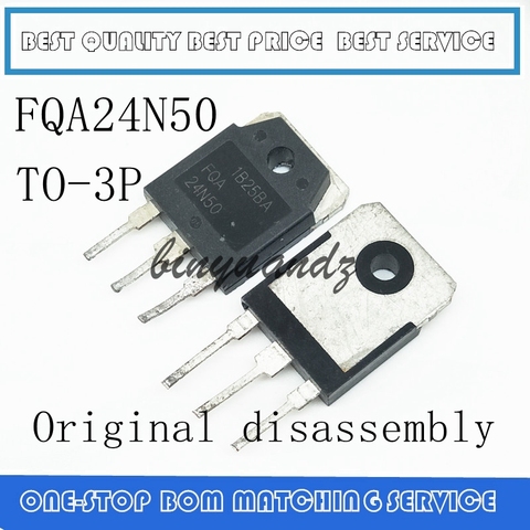 10PCS-100PCS FQA24N50F FQA24N50 24N50 24A 500V TO-3P Original disassembly ► Photo 1/1