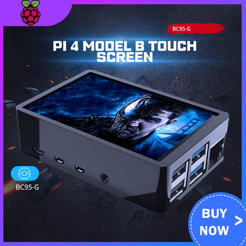 3.5 inch Raspberry Pi 4 Model B Touch Screen 480*320 LCD Display + Touch Pen + Dual Use ABS Case Box Shell for Raspberry Pi 4 ► Photo 1/6