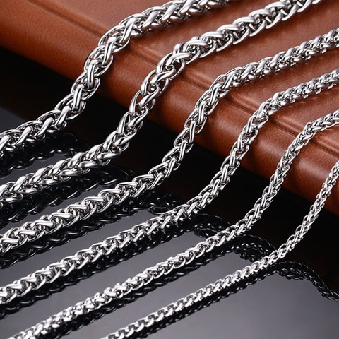 Men's Neck Chains for Men Stainless Steel Necklaces Keel Chains Necklaces Large Jewelry on The Neck Steampunk Male Accessories ► Photo 1/6