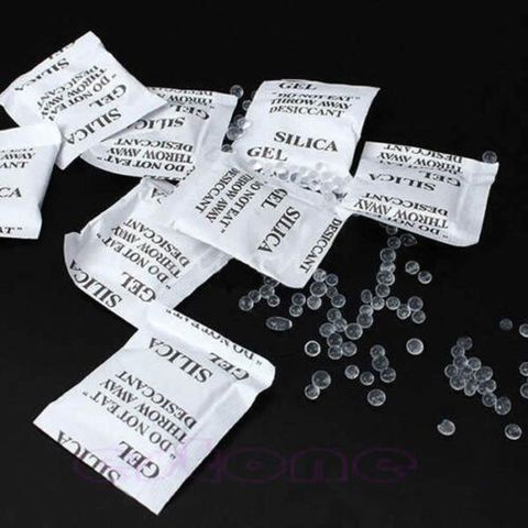 100 Packets Lot Silica Gel Sachets Desiccant Pouches Drypack  Ship Drier H7ED ► Photo 1/6