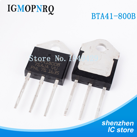 5pcs free shipping BTA41-800B BTA41800B BTA41-800 BTA41 Triacs 40 Amp 800 Volt TO-3P new original ► Photo 1/2