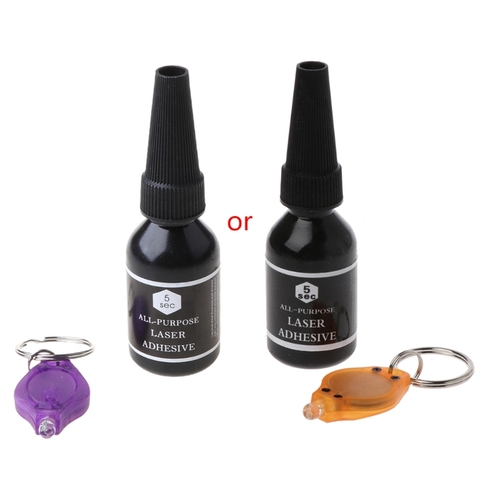 5 Second Fix UV Light Glue 15ml with UV Lamp Strong Bonding For Ceramic Glass ► Photo 1/6