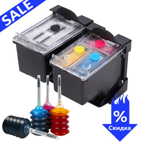 GraceMate Refill Cartridge 62XL Compatible for Hp 62 Xl Hp62 for HP Envy 5540 5640 7640 5646 5541 5740 5742 5745 200 250 Printer ► Photo 1/6