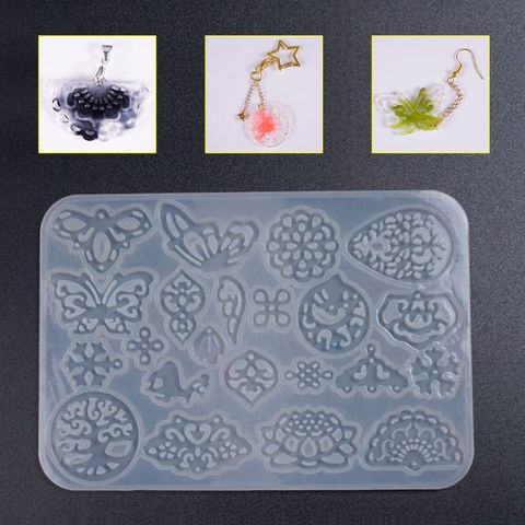 Ancient Style Long Earrings Pendant DIY Crystal Epoxy Resin Mold High Mirror Silicone Molds Jewelry Making ► Photo 1/6