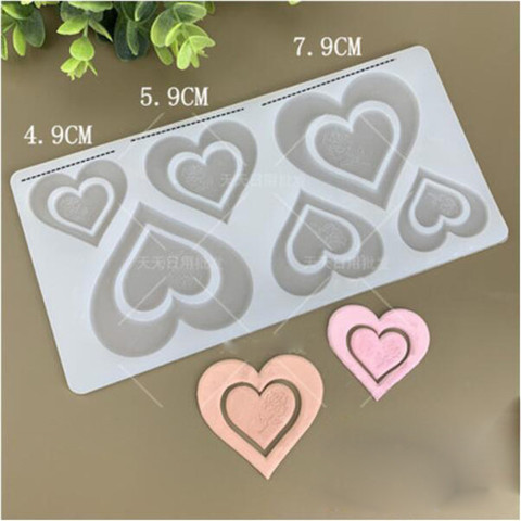 3D Romantic Heart Rose Silicone Chocolate Mould Cake Decorating Tools Cupcake Cookies Silicone Mold Muffin Pan Baking Gift ► Photo 1/4