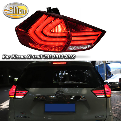 Car LED Tail Light Taillight For Nissan X-trail X trail T32 2014 - 2022 Rear Running Light + Brake + Reverse Lamp + Turn Signal ► Photo 1/6