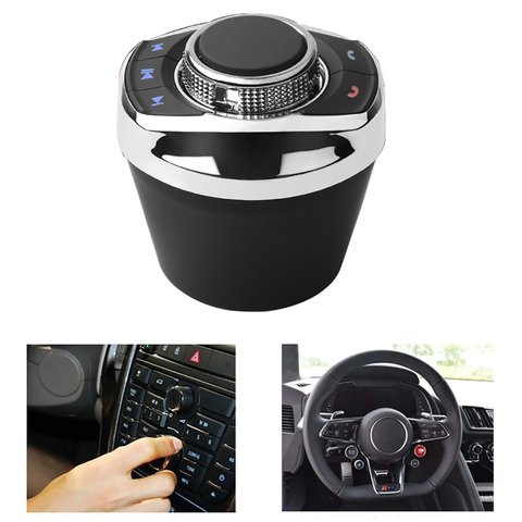 1PC Car Wireless Multi Steering Wheel Control Button Universal 8-Key Functions Steering Wheel For Car Android Navigation Player ► Photo 1/6