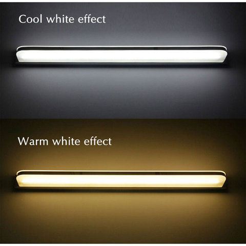 120 100 80 60CM Modern Led Wall Lamp Bathrom Lamp Bath mirror front Light Acrylic Wall Light Luminaires 110v 220v ► Photo 1/6