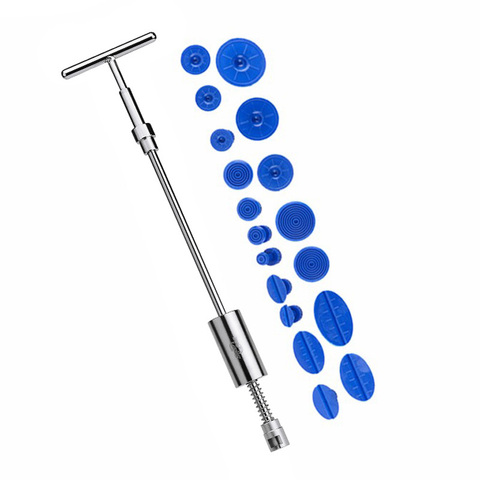 Tools Auto Repair Tool Car Dent Repair Dent Puller Kit 2 in 1 Slide Hammer Reverse Hammer Glue 50 cm long L ► Photo 1/6