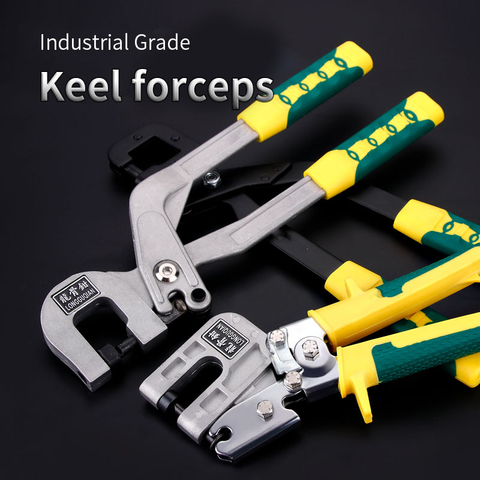 Professional Aluminum Keel Forceps Rivet-free Punching Metal Pliers  Stud Crimper Home Decoration  Stud Crimper Fixed Punch Tool ► Photo 1/6