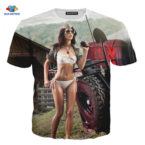 Summer Beach Beauty T-Shirt Passion Beach Game Short Sleeve Shirt Funny Female Joker Anime T-Shirt 3D Printing Men's Shirt Otaku ► Photo 1/6