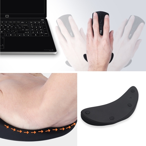 Palm Mouse Pad Ergonomic Mouse Pad Silicon Gel Non-slip Streamline Wrist Rest Support Mat ► Photo 1/6