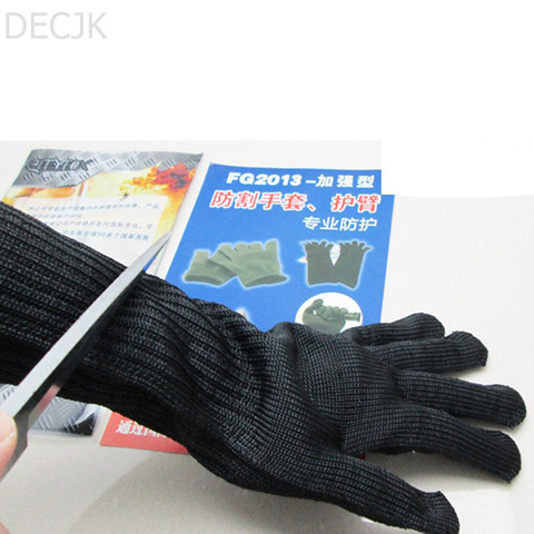 Proof Protect 46% Stainless Steel Wire Safety  Cut Metal Mesh Anti-cutting Breathable For Hiking Travel Kit ► Photo 1/6