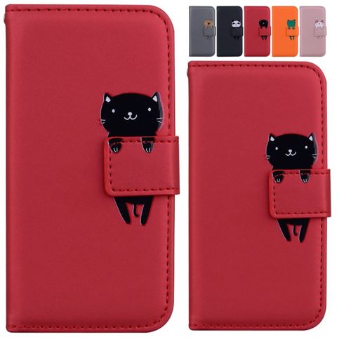 Buy Online Cute Pet Pattern Flip Phone Case For Samsung Galaxy A51 1 A10 A10s 0 0e Kid Leather Phone Wallet Flip Funda Panda Cat O22g Alitools