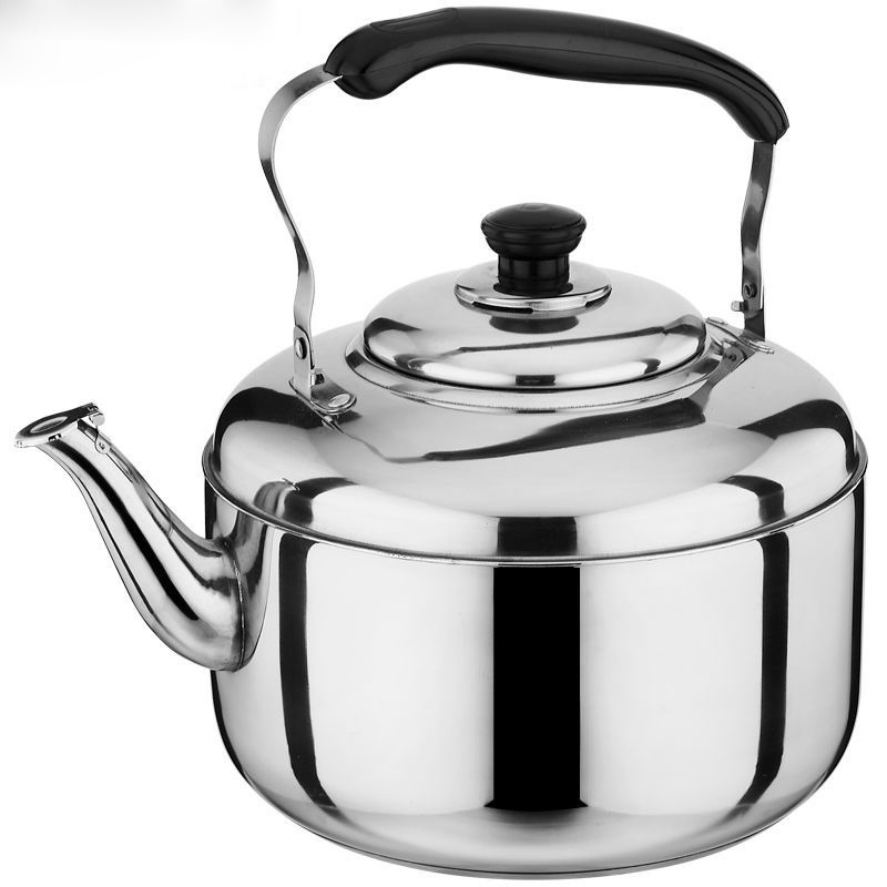 0.6~4.7L Stainless Steel Whistling Kettle Electric Stove Gas Hobs Camping 