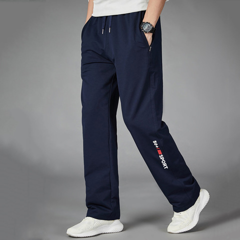 Men Running Pants Joggers Sweatpant Spring Autumn Jogging Sport Trousers Loose Homewear Fitness Straight Breathable ► Photo 1/5
