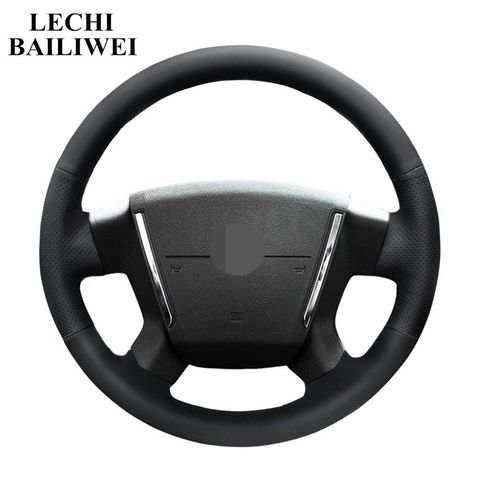 DIY Hand-stitched Black Artificial Leather  Car Steering Wheel Cover for Dodge Caliber 2008-2011 Dodge Avenger 2007 ► Photo 1/6