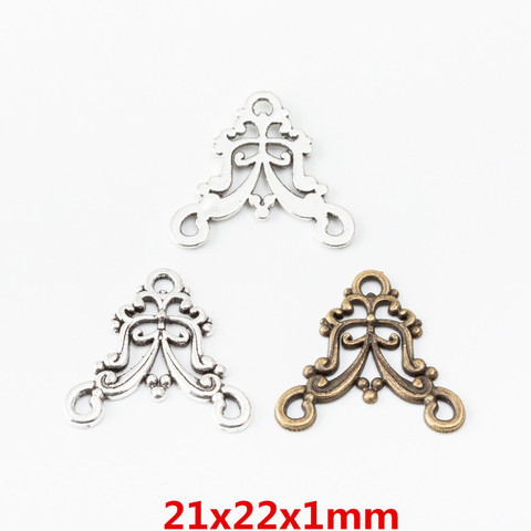 30 pcs Multi hanging connector zinc alloy charms pendant suitable for DIY Bracelet Necklace metal jewelry accessories 6217 ► Photo 1/3