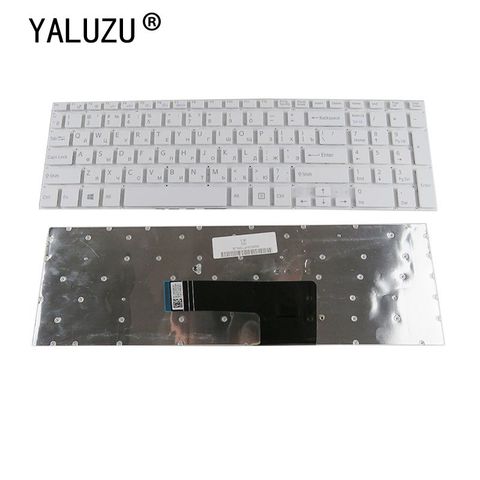 YALUZU Russian RU keyboard For Sony VAIO svf152c29v Fit 15 SVF152A29V SVF152A29M SVF15A SVF15E SVF153A1YV white laptop SVF15 ► Photo 1/4