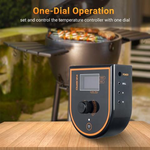 Inkbird ISC-007BW Oven Temperature Controller WIFI/BT Connect for Big Green Egg Kamado Joe Weber Primo Resistant to 120V-220V ► Photo 1/6