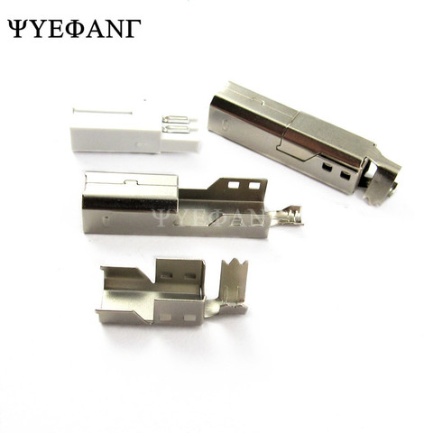 10SETS USB 2.0 B Type Male THREE-PIECE DIY USB Connector Soldering Printer Tail Charging USB Jack ► Photo 1/1