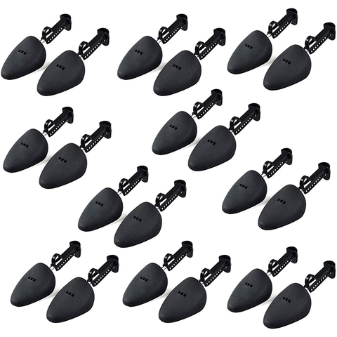 ABDB-10 Pair Durable Form Plastic Shoe Tree Practical Boot Shoe Stretcher Black ► Photo 1/6