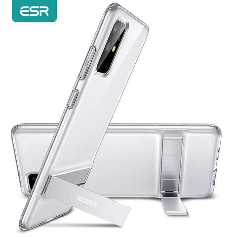 ESR Phone Case for Samsung Galaxy S20 Plus S20 Ultra Metal Kickstand Vertical TPU Bumper Stand Cover for S20 Ultra Case Funda ► Photo 1/6