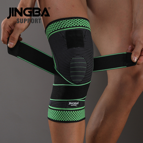 JINGBA SUPPORT 2022 New Outdoor Sports knee protector Volleyball Basketball knee pads knee brace support protector Safety Bandag ► Photo 1/6