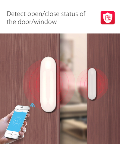 Tuya Smart Life WiFi Door Sensor Door Open / Closed Detector sensor Wifi Home Alarm Compatible With Alexa Google Home Tuya APP ► Photo 1/6