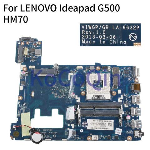 KoCoQin Laptop Motherboard For LENOVO Ideapad G500 HM70 PGA989 Mainboard VIWGP/GR LA-9632P 90002834 SJTNV DDR3 ► Photo 1/6