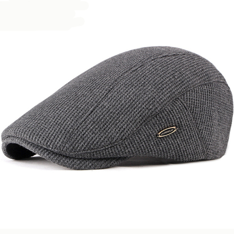 HT2646 Beret Cap New Autumn Winter Hat Caps for Men Women Adjustable Ivy Newsboy Flat Cap High Quality Solid Knitted Hat Berets ► Photo 1/6