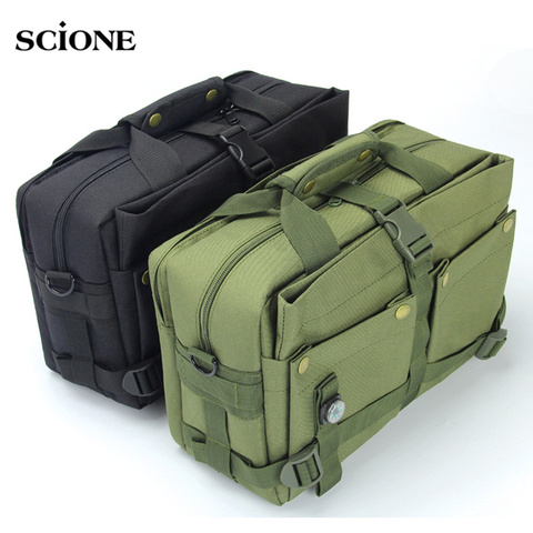 Military Tactical Bag Men Army Handbag Shoulder Camouflage Bags for Camping Hiking Fishing Travel Mochila Outdoor Sports XA881WA ► Photo 1/6