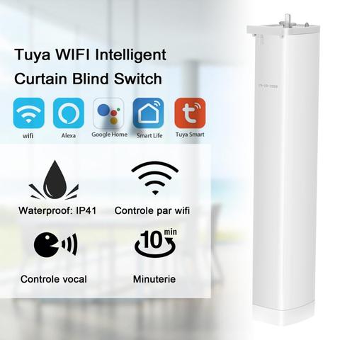 Tuya Smart WIFI Electric Curtain Motor Auto Motorized Curtain Status Track Timing APP Remote Control For Alexa Google Home ► Photo 1/6