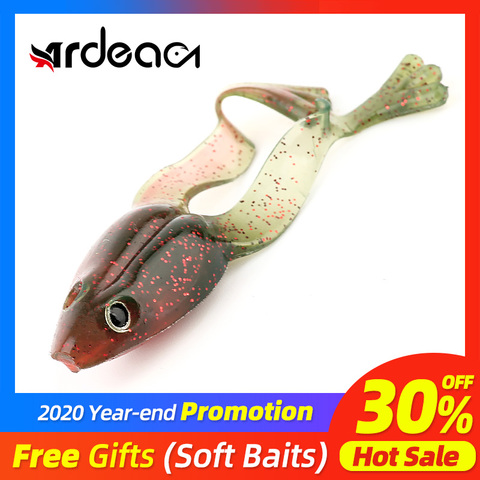ARDEA Jjump Soft Frog Fly Fishing Silicone Lure Trolling Shad Sinking Bait Plastic Isca Artificial Wobblers Bass Pike Lure ► Photo 1/6
