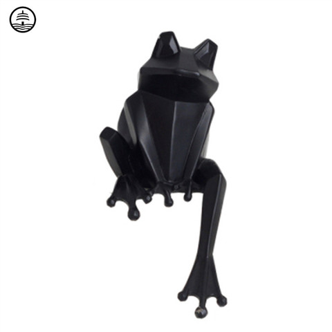 Nordic Creative resin Origami Frog Sculpture Vintage Frog Statue Home Decor Crafts Resin Animal Figurine A1566 ► Photo 1/6