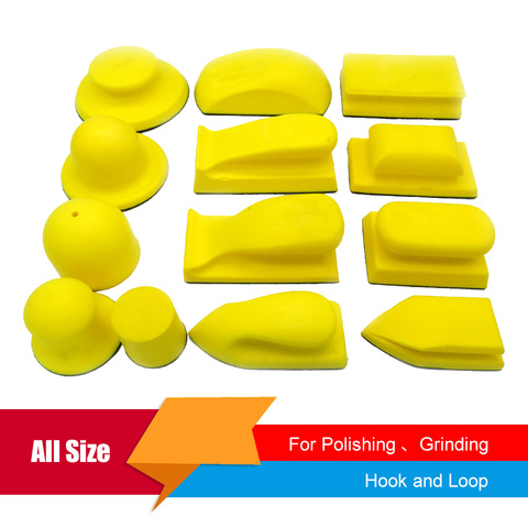 All Sizes Hand Sanding Block Back-up Sanding Pads for Sandpaper Sanding Discs Holder for Woodworking Manual Polishing Hook-Loop ► Photo 1/6