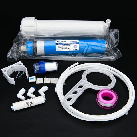 Free Shipping 50gpd VORM RO Membrane + 1812 RO Membrane Housing + Reverse Osmosis Water Filter System Parts ► Photo 1/6