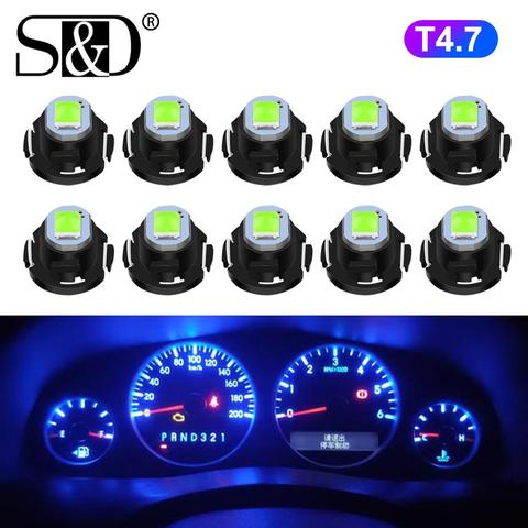 10Pcs Super Bright Canbus T3 T4.2 T4.7 Led Bulbs  Car Interior Lights Dashboard warming indicator Wedge Auto Lamps ► Photo 1/6