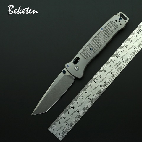 BEKETEN 537 Titanium Folding Knife M390 Blade Outdoor Camping Hunting Survival Tactical Pocket Kitchen Knives Utility EDC Tools ► Photo 1/6