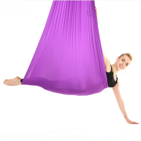 4m Yoga Flying Swing Aerial Yoga Hammock Swing Latest Multifunction Anti-gravity Yoga belts for yoga training Yoga for sporting ► Photo 1/6