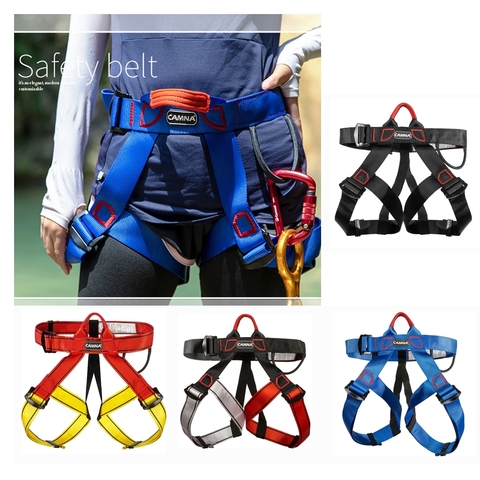 Half Body Climbing Harness Waist Safety Harness for Mountaineering Rock Climbing Rappelling Tree Climbing Strap ► Photo 1/6