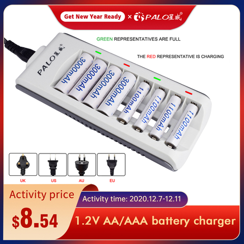 Charger Aaa Rechargeable Batteries  Charger Aaa Aa Batteries - Smart Lcd  Display Aa - Aliexpress