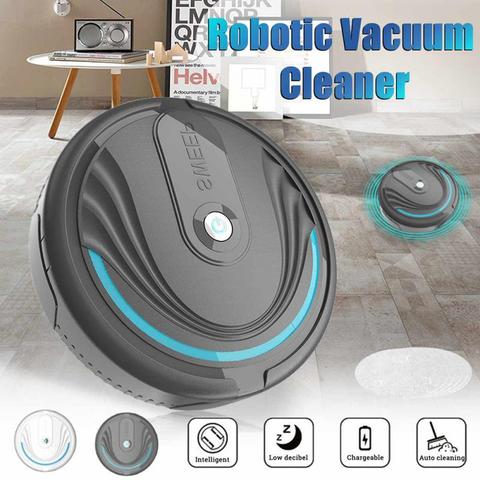 USB Rechargeable Smart Robot Vacuum Cleaner Floor Sweeping Household 