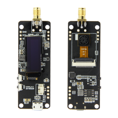 LILYGO® TTGO T-Journal ESP32 Camera Module Development Board OV2640 Camera SMA Wifi 3dbi Antenna 0.91 OLED Camera Board ► Photo 1/6