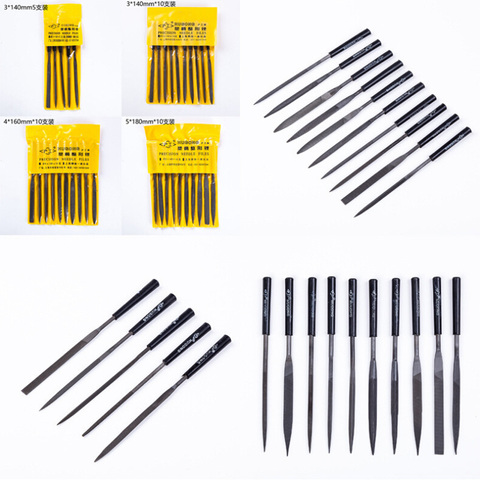 Gundam Military Model Polishing Plastic Handle Flie With Ten Kinds of Matting Hobby Grinding Tools ► Photo 1/5