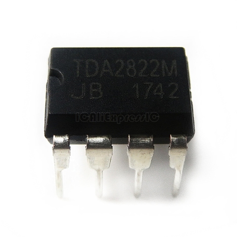 10pcs/lot TDA2822M TDA2822 DIP-8 = UTC2822M UTC2822 CSC2822 Dual Lo-Volt Pwr Amp Audio Amplifiers new original In Stock ► Photo 1/1