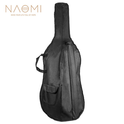 NAOMI Portable 1/8 1/4 1/2 3/4 4/4 Cello Soft Bag Case Full Size Cello Gig Bag Durable Cello Bag ► Photo 1/6