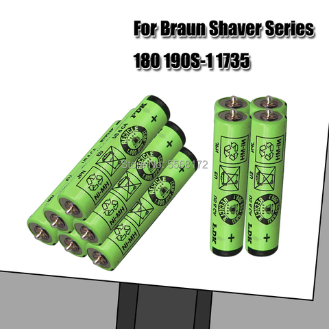 NEW For Braun Shaver Rahair Trimmer Cutter Clip Electric Toothbrush Series W809 140 150 3000 4000 1.2V battery for FDK ► Photo 1/6